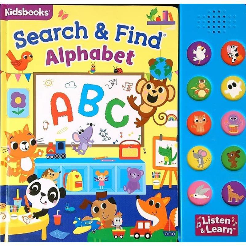 Search And Find - Alphabet - Sound Board Book