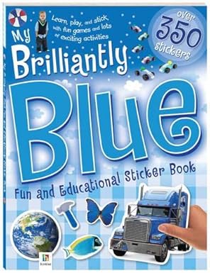My Brilliantly Blue Fun And Educational Sticker Book - كتاب ملصقاتي المدهش الأزرق الممتع والتعليمي