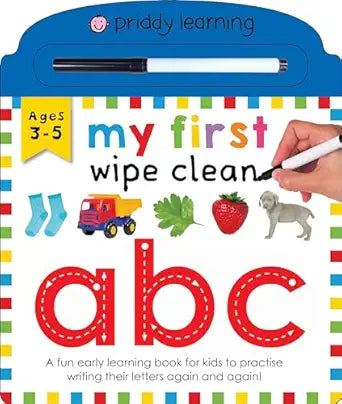 Priddy Learning: My First Wipe Clean ABC - بريدي التعليمية: أول أبجدية لي للمسح والتنظيف