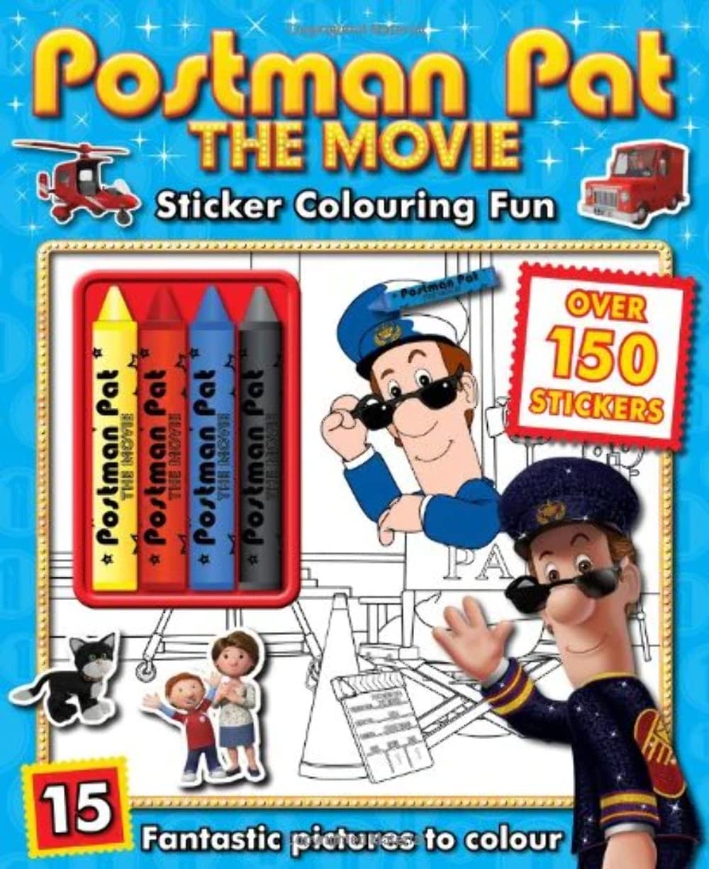 Postman Pat Sticker Chart Postman Pat : The Movie - Sticker Colouring Fun