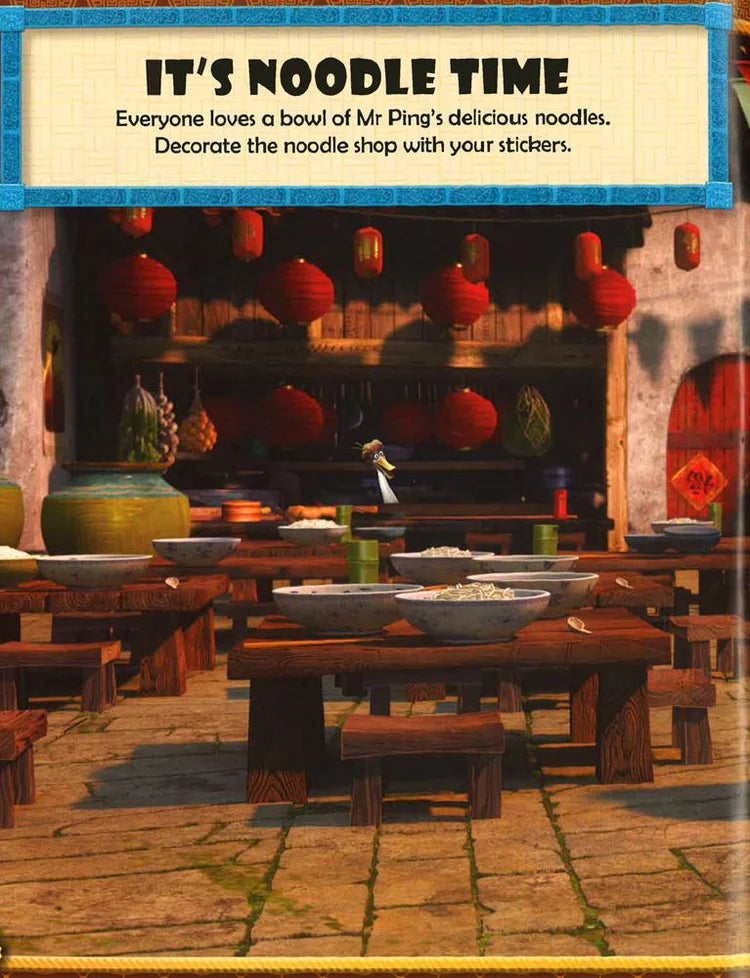 Kung Fu Panda 3 Sticker Scene Fun Over 150 Stickers Packed With Kung Fu Tastic Scenes