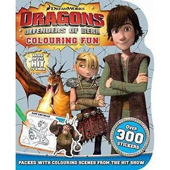 DeamWorks ; Dragons Defenders Of Berk Colouring Fun