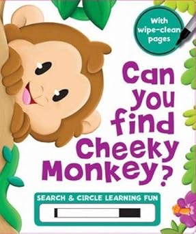 Find the Monkey - Search  and Seek Wipe Clean - ابحث عن القرد - امسح وابحث
