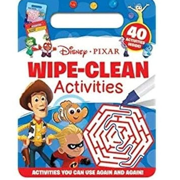Disney Pixar Mixed - Wipe Clean Disney - ديزني بيكسار منوع - امسح ونظّف ديزني
