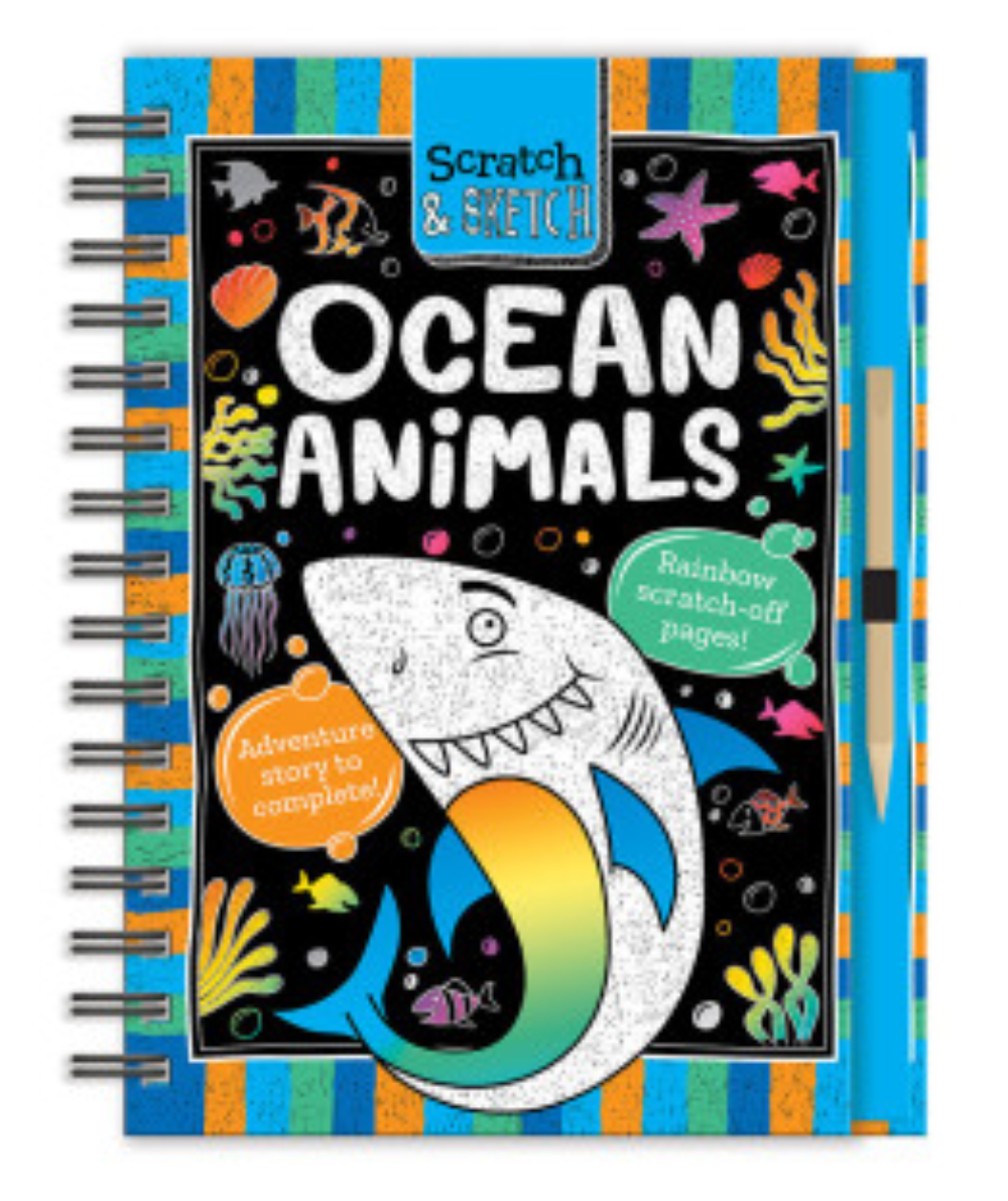 Scratch and Skitch: Ocean Animals - فن خدش الديناصورات