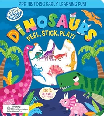 Easy Peely Dinosaurs - Peel, Stick, Play! (Easy Peely - Peel, Stick, Play! - ديناصورات إيزي بيلي - قشّر، ألصق، العب! (إيزي بيلي - قشّر، ألصق، العب!