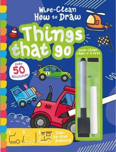 How To Draw Things That Go - Wipe Clean