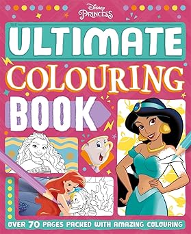 Disney Princess - The Ultimate Colouring Book - أميرات ديزني - كتاب التلوين النهائي