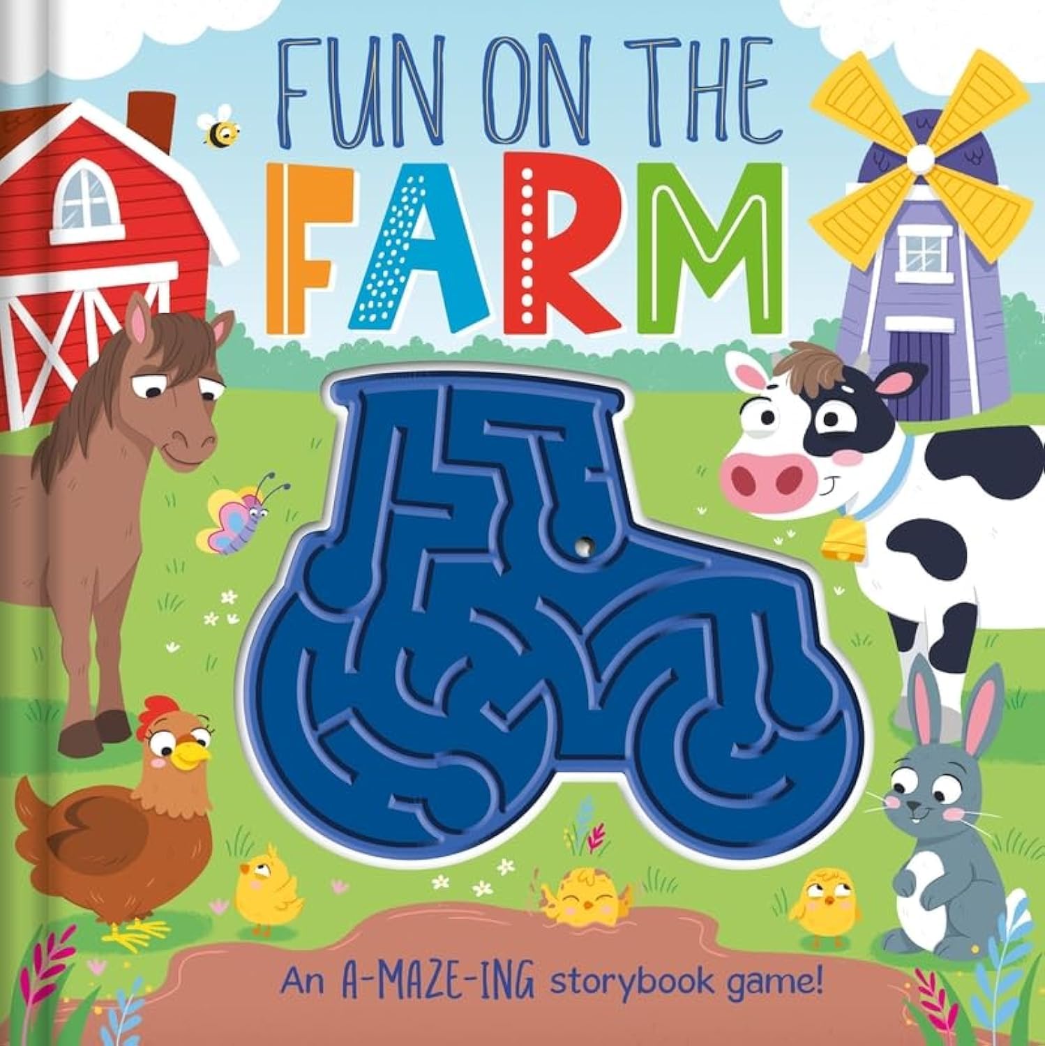 Fun on the Farm - An a-MAZE-ing Storybook Game - مرح في المزرعة - كتاب ألعاب وقصة رائعة ومُتاهة
