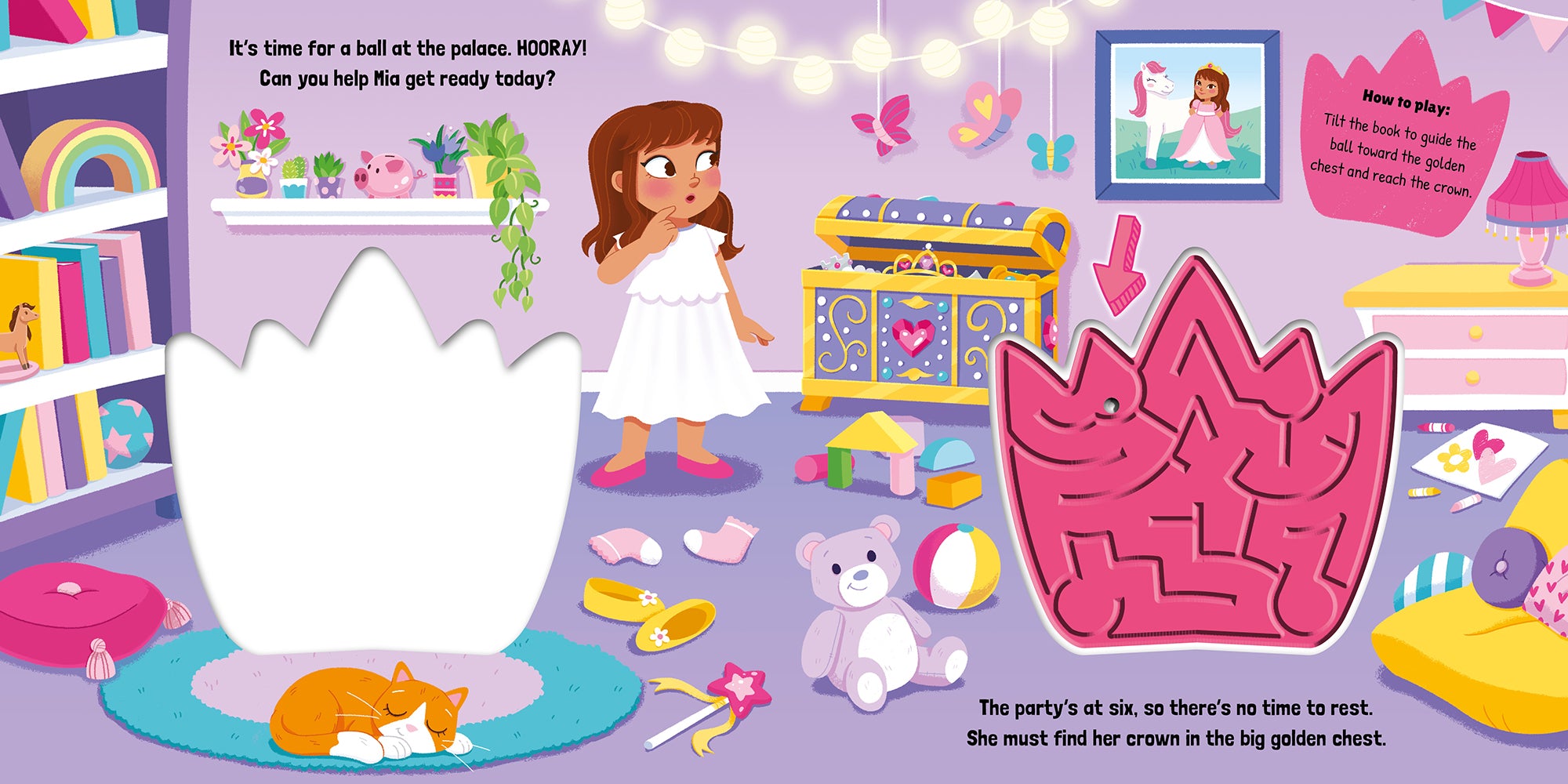 Princess Party - An a-MAZE-ing Storybook Game - حفلة الأميرات - لعبة كتاب قصص مدهشة