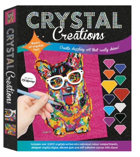 Crystal Creations: Corgi in Glasses