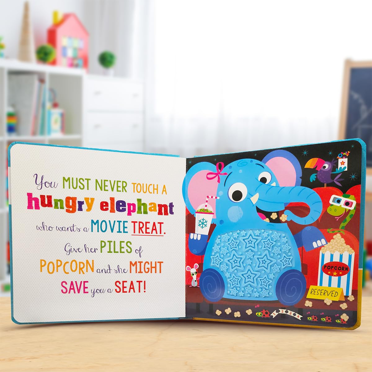 Never Touch a Hungry Hippo! - Board Book