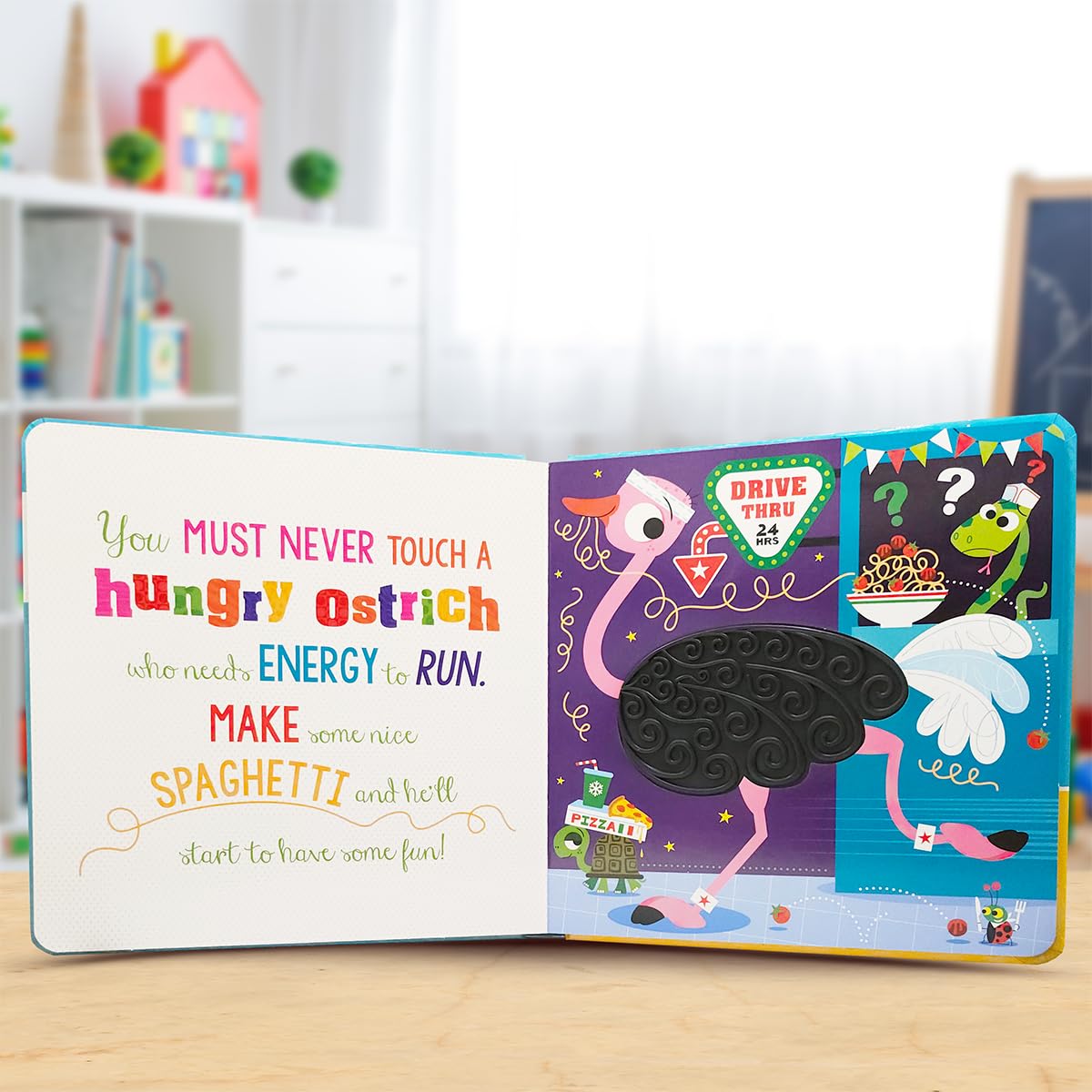 Never Touch a Hungry Hippo! - Board Book