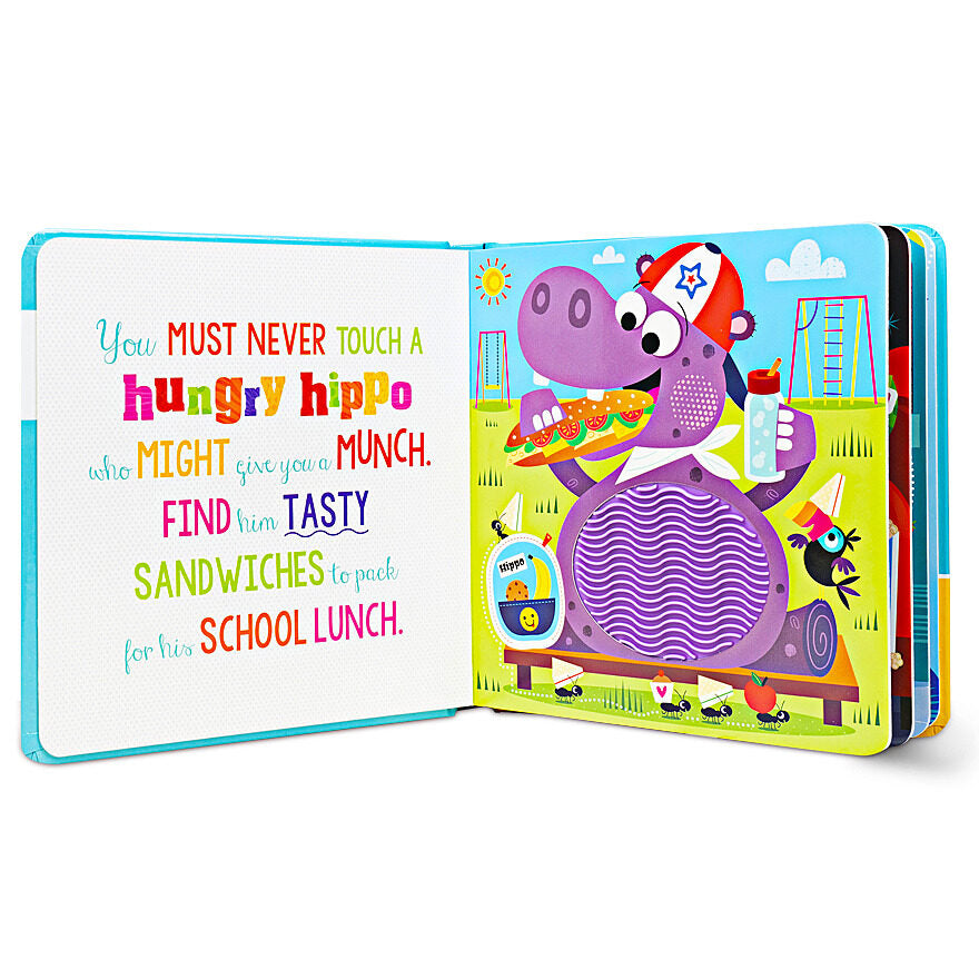Never Touch a Hungry Hippo! - Board Book
