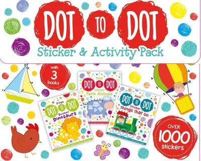 Dot to Dot Sticker and Activity Pack - حزمة ملصقات وأنشطة توصيل النقاط