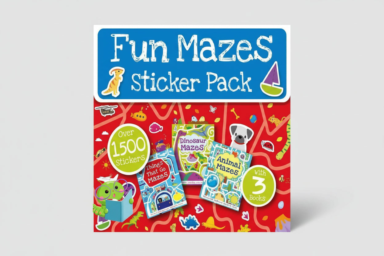 Fun Mazes Sticker Pack - مجموعة ملصقات متاهات ممتعة
