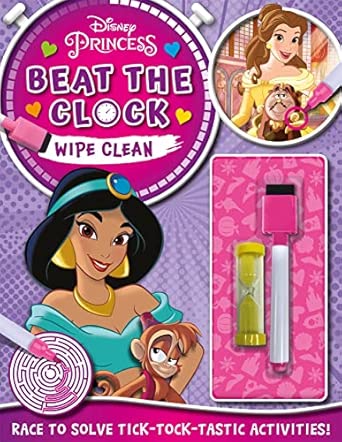 Disney Princess - Beat the Clock Wipe Clean - أميرات ديزني - امسح وكرر تحدي عقارب الساعة