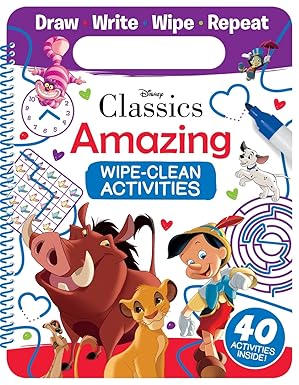 Disney Classics - Amazing Wipe-Clean Activities - كلاسيكيات ديزني - أنشطة مسح مذهلة