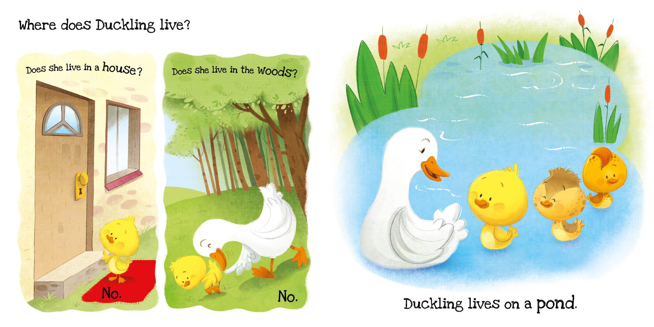 What Does Duckling Like?: Touch & Feel Board Book - ماذا يحب البطة الصغيرة؟: كتاب لوحي للمس والشعور