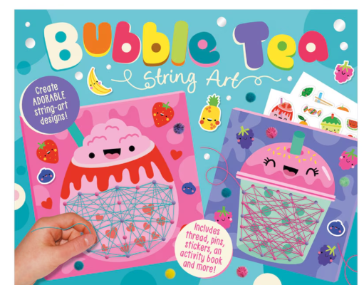 Crafts Kits: Bubble Tea String Art - شوبكينز - تسوق ذا فوت (يتضمن ملصقات)