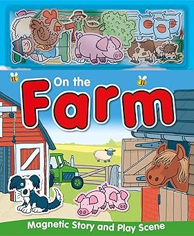 On The Farm - Magnetic Story And Play Scenes - تعلم والعب بالقطع الممغنطة الأضداد مع الحيونات - تعلم والعب بالقطع المغناطيسية للأضداد مع الحيوانات