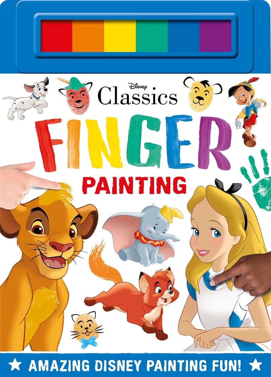 Disney Classics - Finger Painting with 6 Paints - كلاسيكيات ديزني - تلوين بالأصابع بـ 6 ألوان