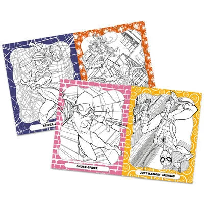 Marvel Spider Man - 5-in-1 Activity Tin Box Set - مجموعة أنشطة علبة معدنية 5 في 1 - مارفل سبايدر مان