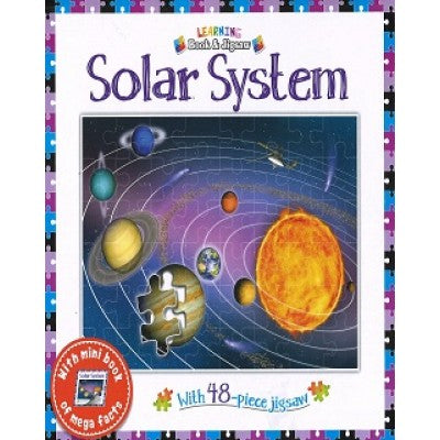 Solar System (Learning Book & Jigsaw) - النظام الشمسي (كتاب التعلم والمنشار)