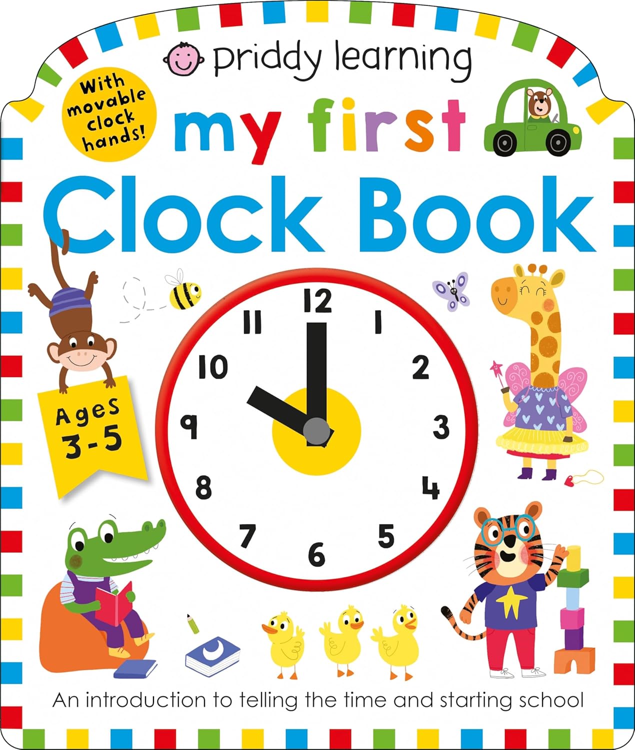 Priddy Learning: My First - Clock Book - Priddy Learning: كتاب ساعتي الأول