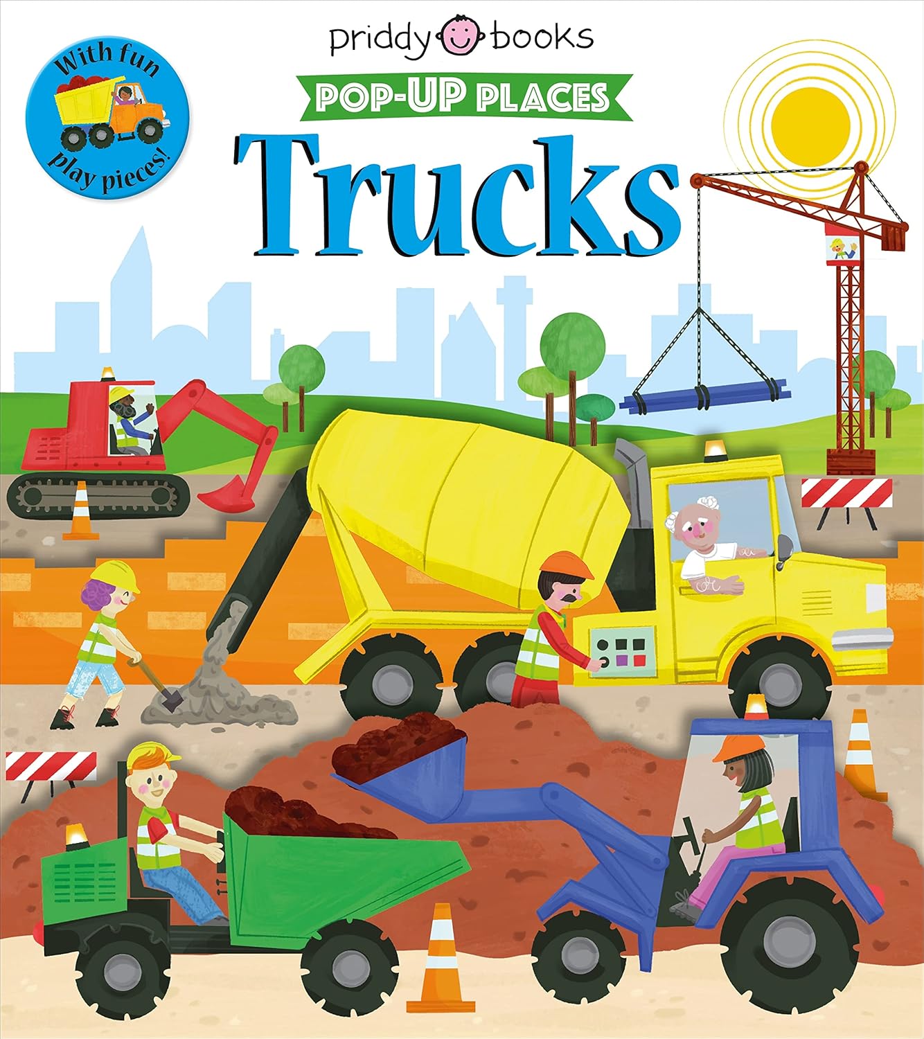 Priddy Books: Trucks - Pop-Up Places - Priddy Books: شاحنات - أماكن منبثقة