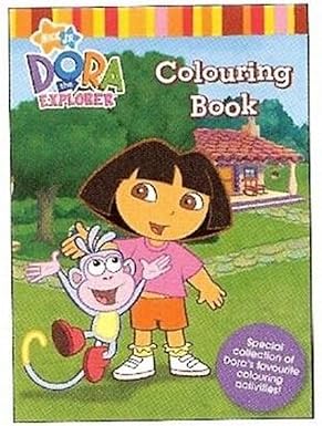 Dora The Explorer: Colouring Book - مجموعة أنشطة تلوين وملصقات سبونج بوب