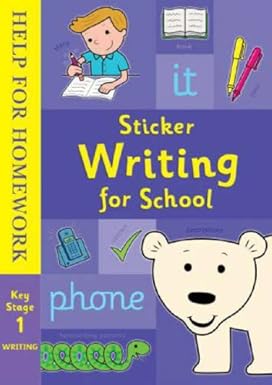 Help for Homework - Sticker Writing for School - مساعدة في الواجبات المدرسية - كتابة الملصقات للمدرسة