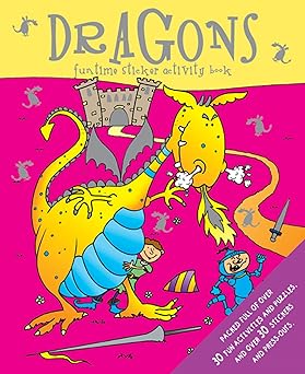 Dragon Activity Book (Sticker and Activity Book) - كتاب أنشطة التنين (كتاب الملصقات والأنشطة)