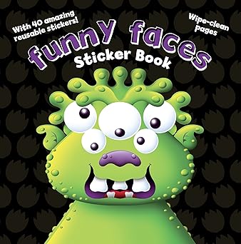 Monsters Funny Faces Stickers - كتاب أنشطة ملصقات DK - الأشكال