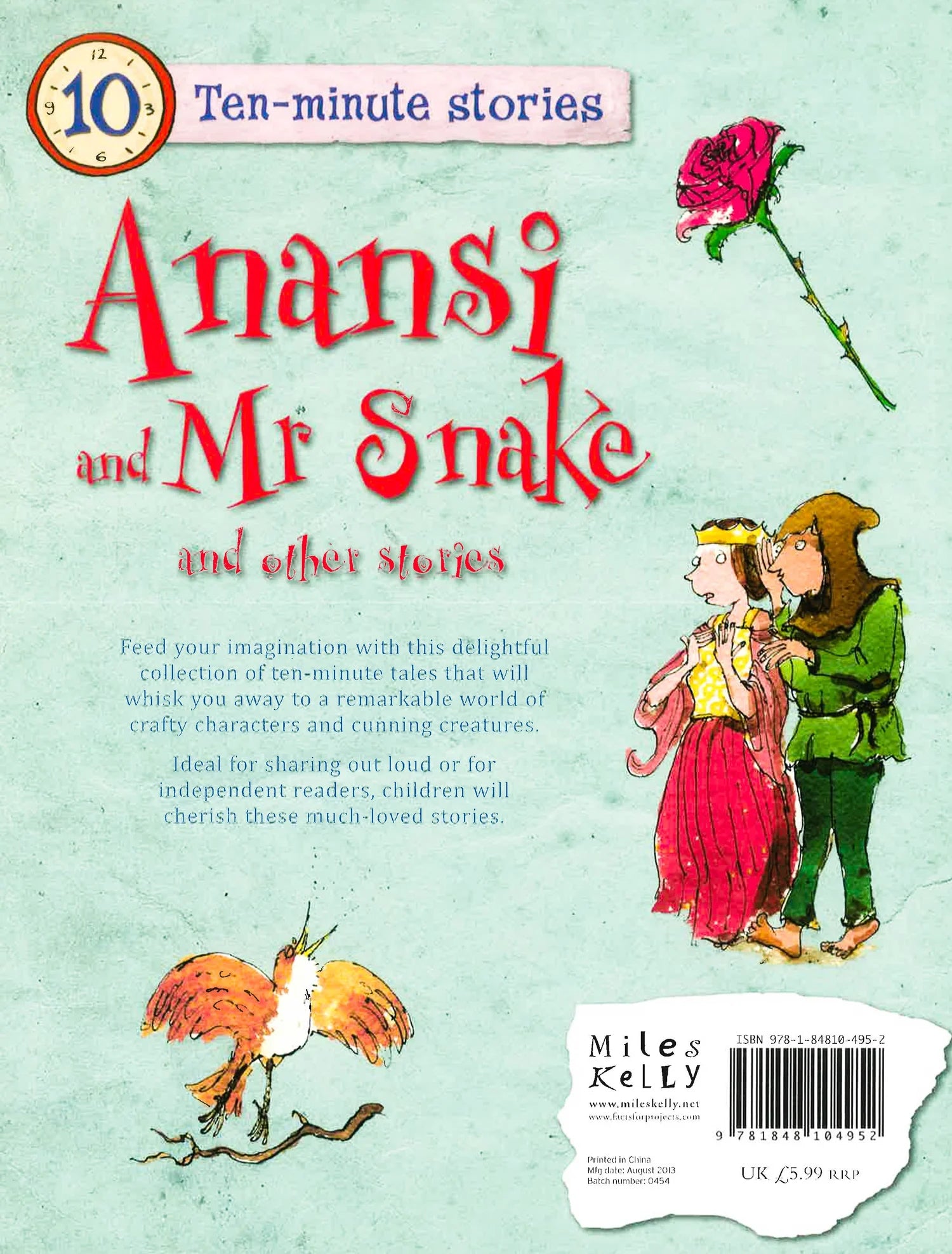 Ten-minute Stories Anansi and Mr. Snake and other stories - قصص عشر دقائق أنانسي والسيد الأفعى وقصص أخرى