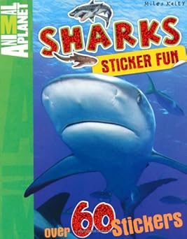 Sticker Fun Sharks - كتاب تلوين الألوان الأول