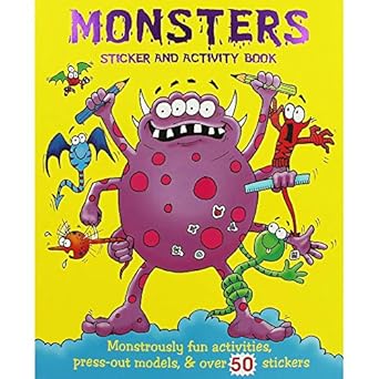 Scary Activity: Monsters (Giant Sticker & Activity Fun) - نشاط مخيف: وحوش (ملصقات عملاقة ومرح الأنشطة)