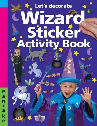 Wizard Sticker Activity Book (Lets Decorate) - كتاب أنشطة ملصقات الساحر (هيا بنا نزين)