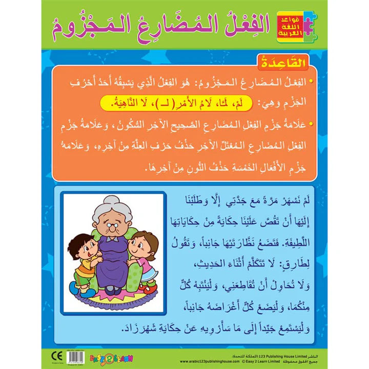 Arabic 3 - The Jussive Present Tense الفعل المضارع المجزوم