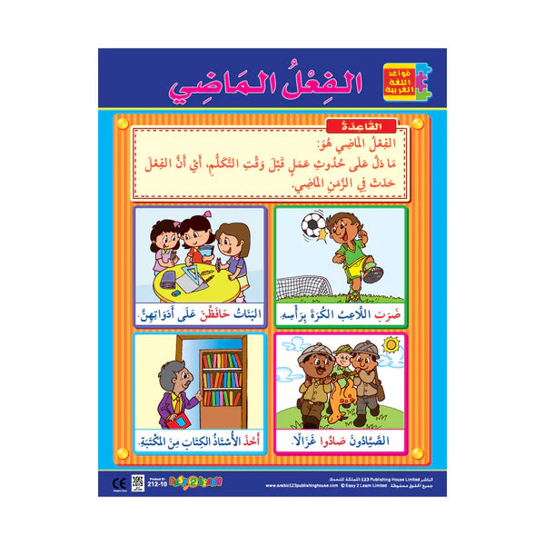 Arabic 37 - Present Tense  الفعل الماضي - لوحة تعليمية باللغة العربية