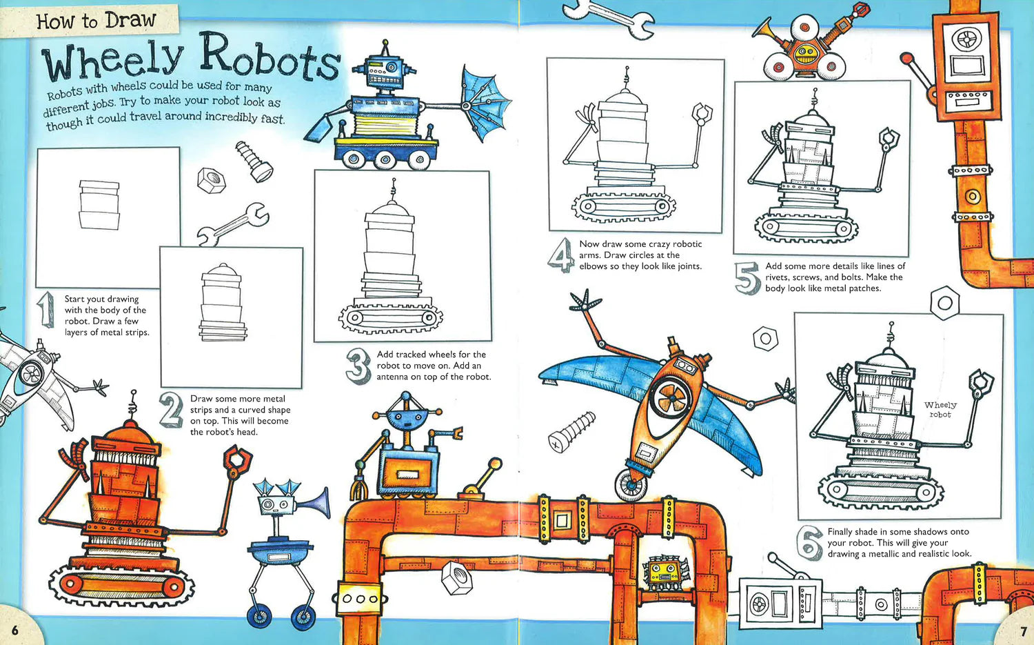 How to Draw Crazy Machines and Other Cool Stuff Packed With Over 100 Awesome Machines - كيفية رسم الآلات المجنونة وغيرها من الأشياء الرائعة التي تحتوي على أكثر من 100 آلة رائعة