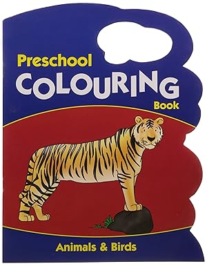 Animals and Birds - Preschool Colouring Book - الحيوانات والطيور - كتاب تلوين لمرحلة ما قبل المدرسة