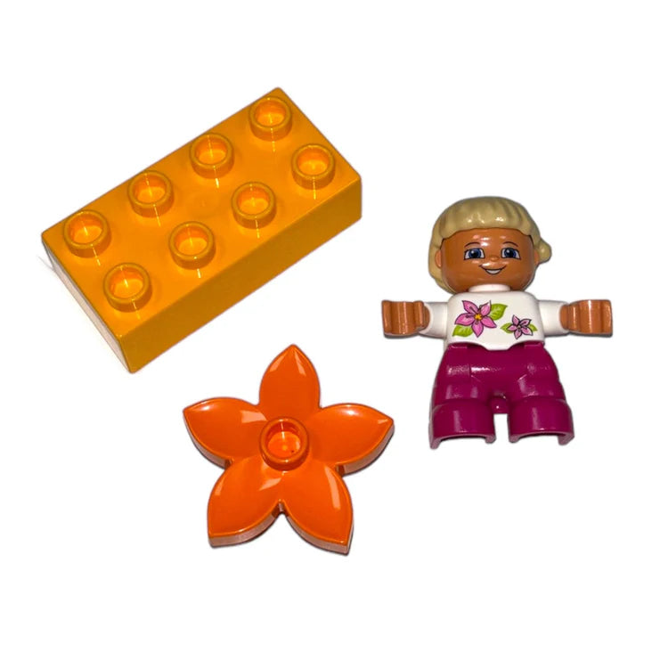 Lego Duplo: My Little Friend Girl - Activity Colouring With Toy