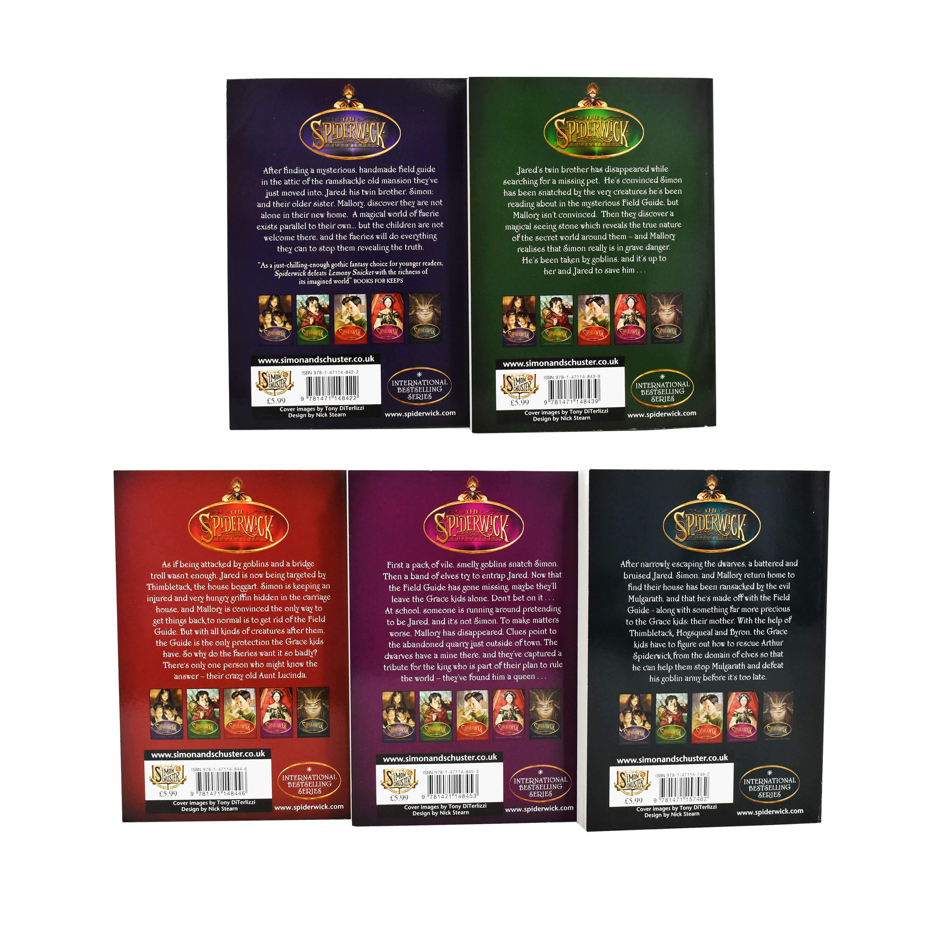 Spiderwick Chronicle Collection 5 Books Box Set - مجموعة سبايدرويك كرونيكل 5 كتب