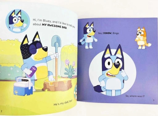 Bluey - أبي رائع - كتاب قصة Bluey - كتاب قصة مصور لوقت النوم