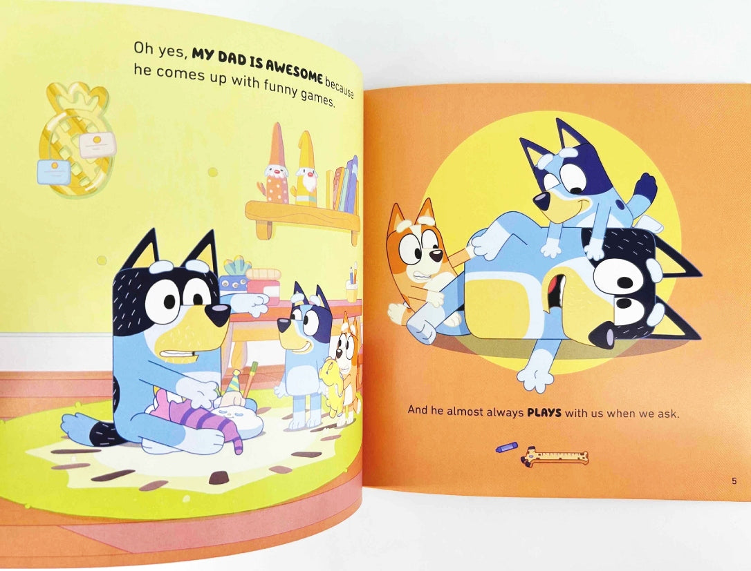 Bluey - أبي رائع - كتاب قصة Bluey - كتاب قصة مصور لوقت النوم