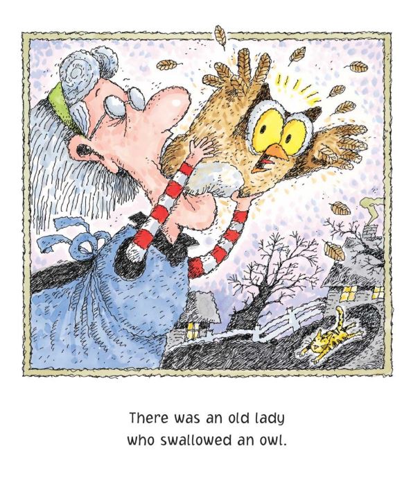 There Was An Old Lady Who Swallowed A Bat! - كان هناك سيدة عجوز ابتلعت خفاشاً!