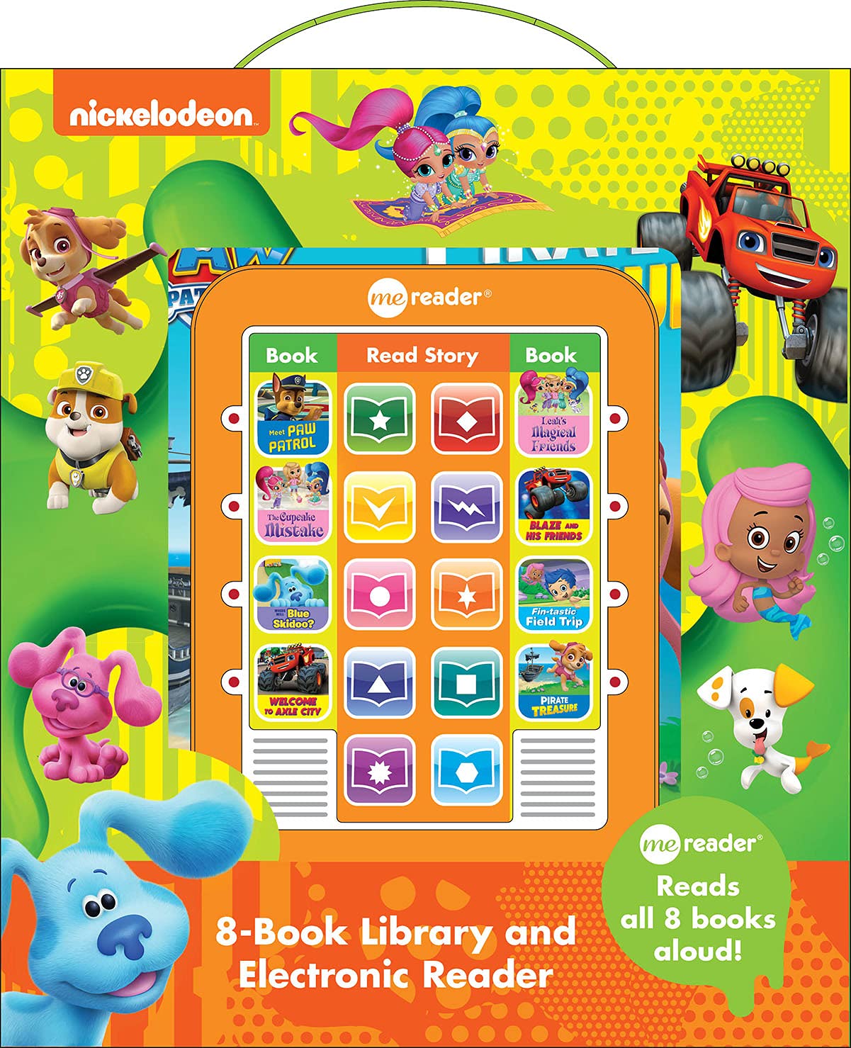 Nickelodeon Paw Patrol - Me Reader Electronic Reader 8-Book Library - Nickelodeon Paw Patrol - قارئ إلكتروني Me Reader مكتبة تضم 8 كتب