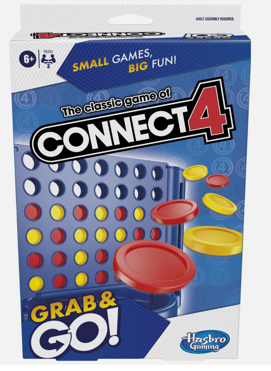 The Classic Game of Connect 4 - Grab and Go