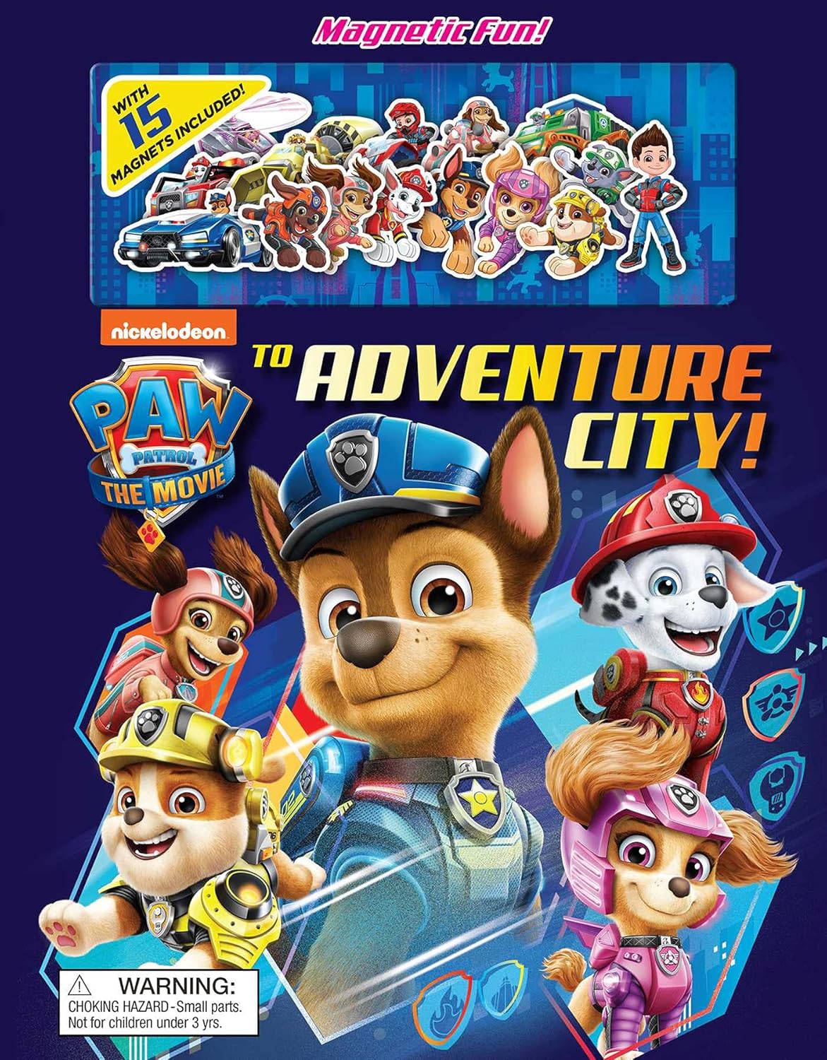 Nickelodeon Paw Patrol: The Movie - To Adventure City! (Magnetic Hardcover) - نيكلوديون باو باترول: الفيلم - إلى مدينة المغامرات! (غلاف مقوى مغناطيسي)